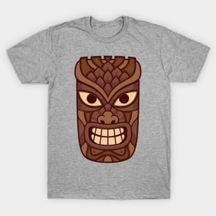 Funny Tribal Tiki Head T-Shirt